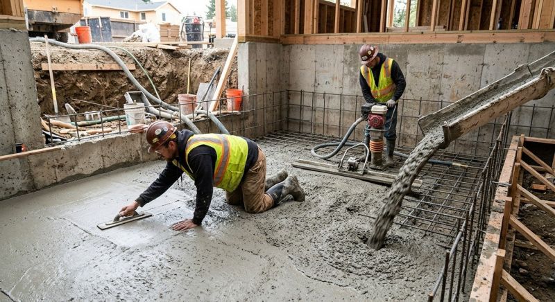 Basement Concrete Installation in Bethlehem, GA