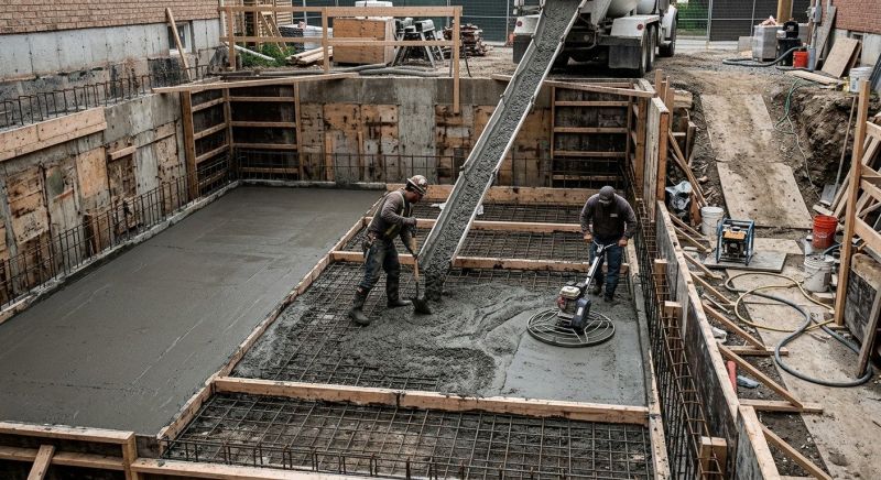 Basement Concrete Installation in Lawrenceville, GA