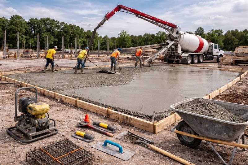 Commercial Slab Construction in Gwinnett County, GA