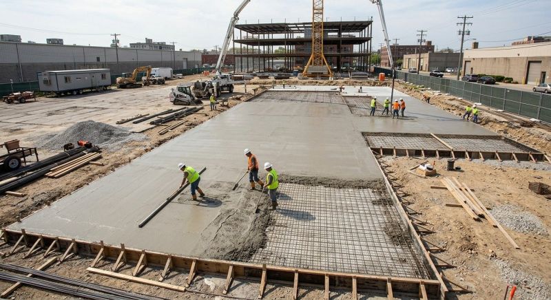 Commercial Slab Installation in Buford, GA