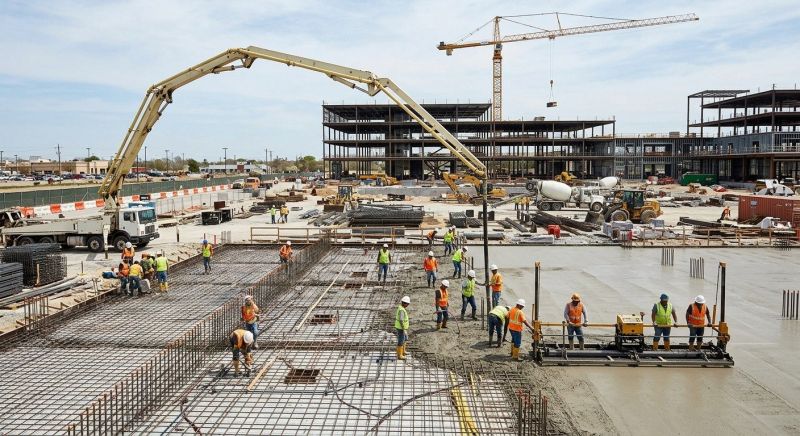 Commercial Slab Installation in Grayson, GA