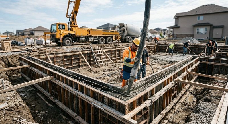 Foundation Wall Pouring in Grayson, GA