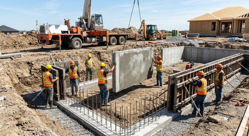 Foundation Wall Pouring in Loganville, GA