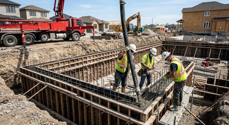 Foundation Wall Pouring in Norcross, GA