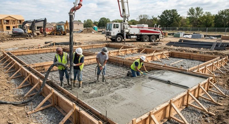 Foundation Wall Pouring in Suwanee, GA