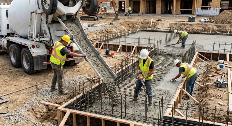 Foundation Wall Pouring in Suwanee, GA