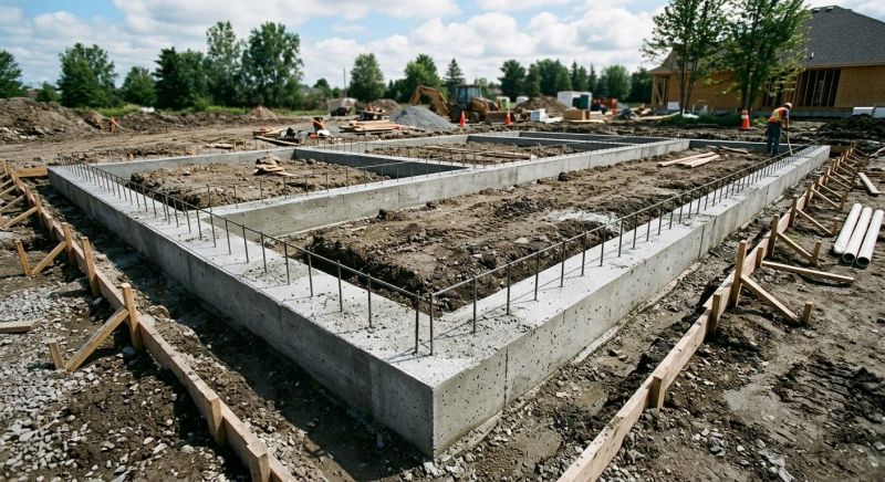 House Footing Construction in Loganville, GA