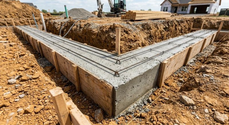 House Footing Construction in Loganville, GA